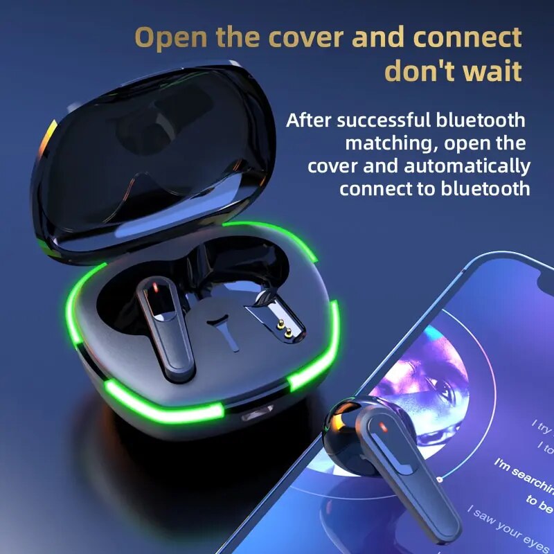 Pro60 Binaural Wireless TWS Bluetooth Headset: Mini Sports Gaming