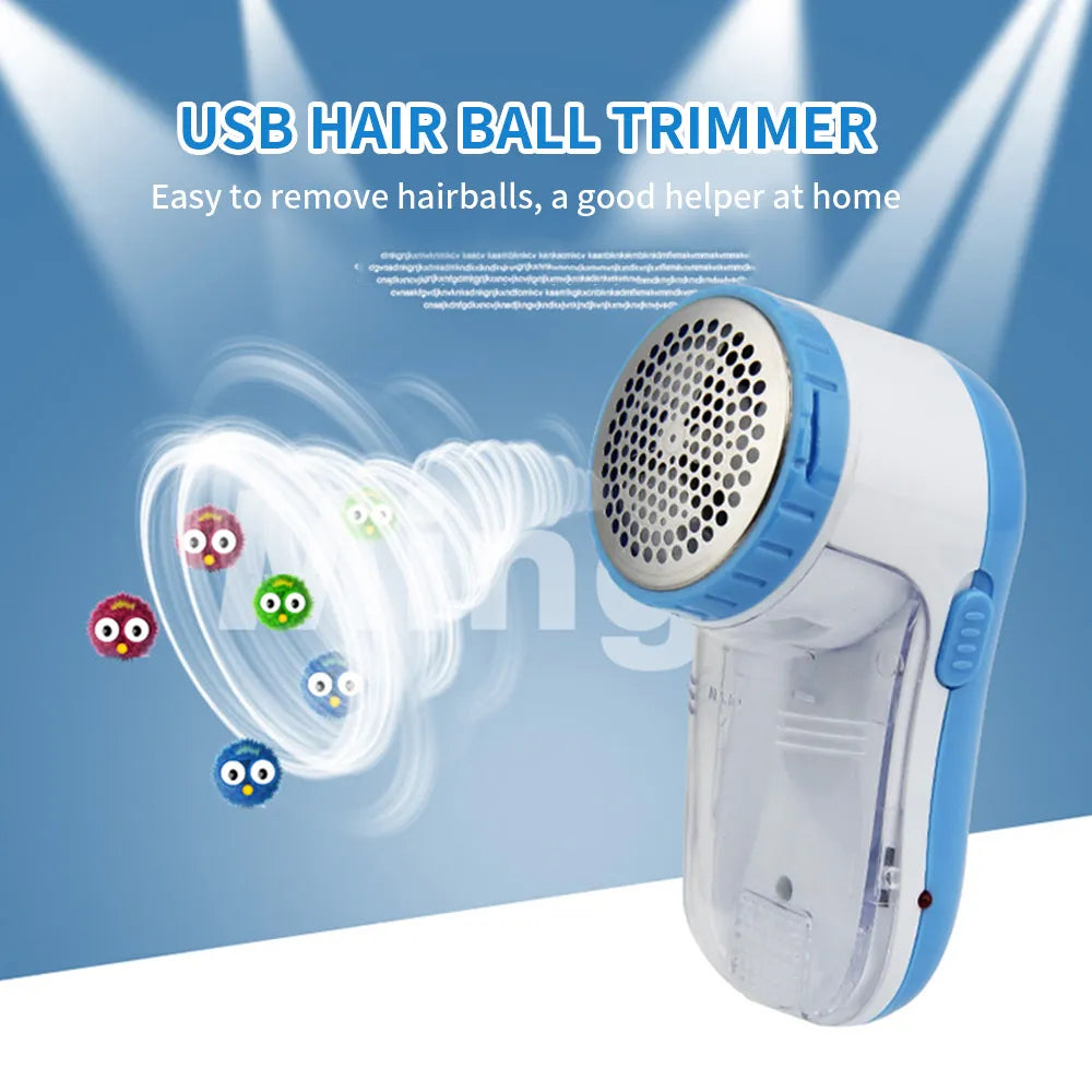 Electric Lint Remover & Sweater Shaver | Portable Household Hair Ball Trimmer for Clothes