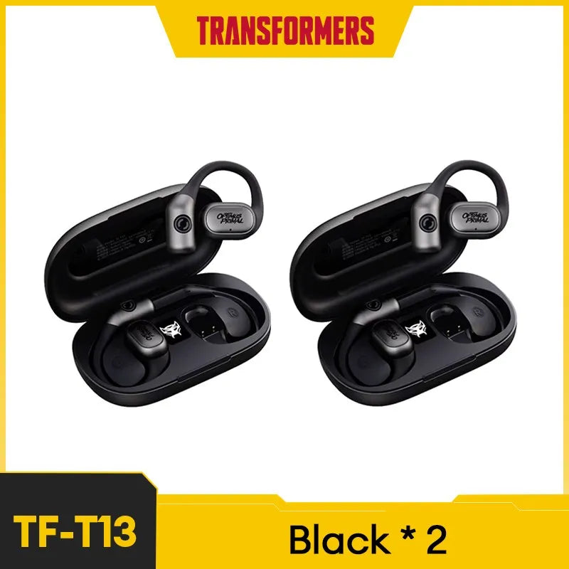 Transformers TF-T13 Bluetooth 5.3 TWS Earhook Earphones | HiFi Stereo Noise Reduction for Sport Gaming