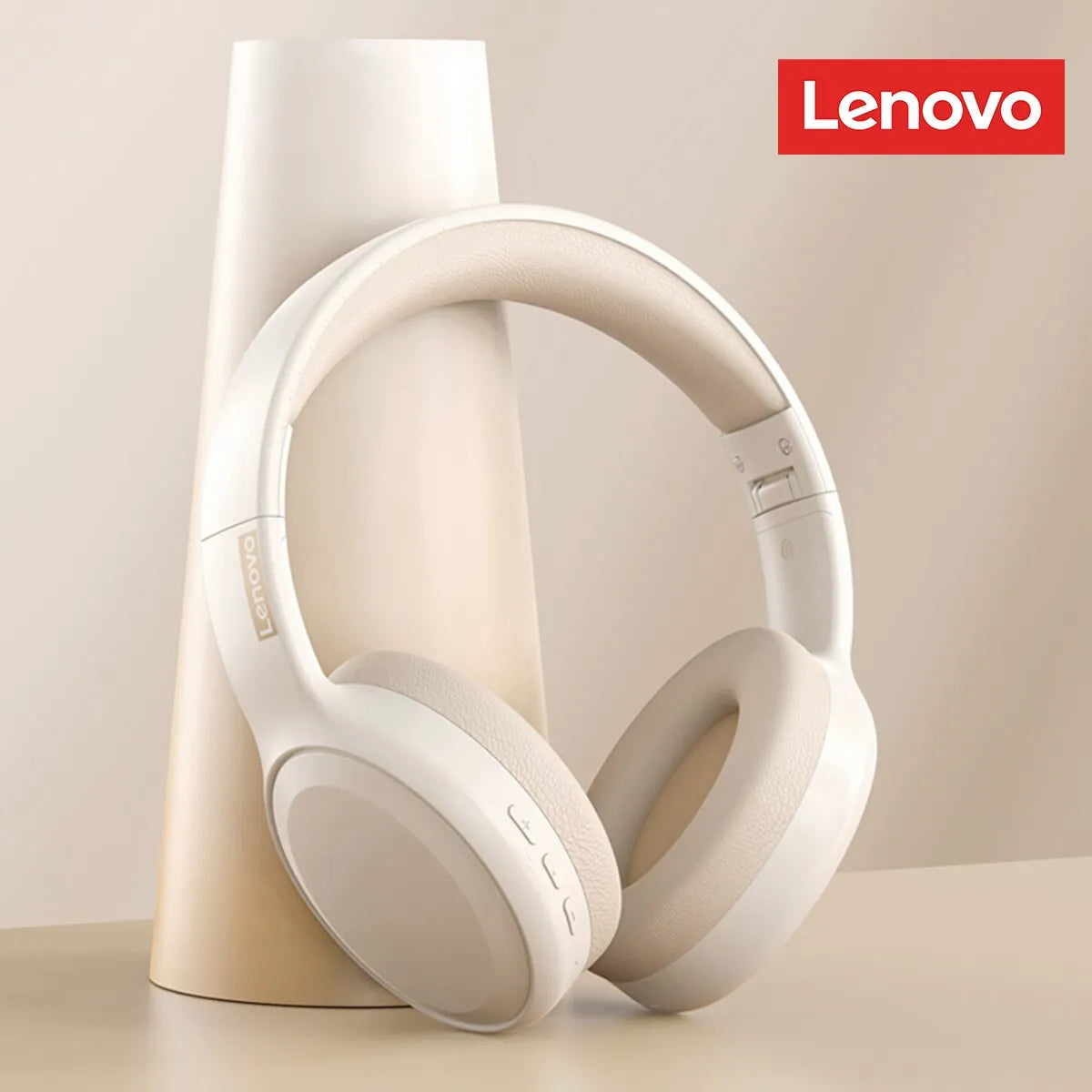 Lenovo TH30 Wireless Headphones: Bluetooth 5.3, Foldable Gaming