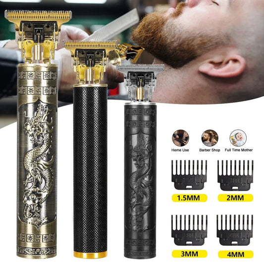 T9 USB Hair Clipper: Rechargeable Machine for Men