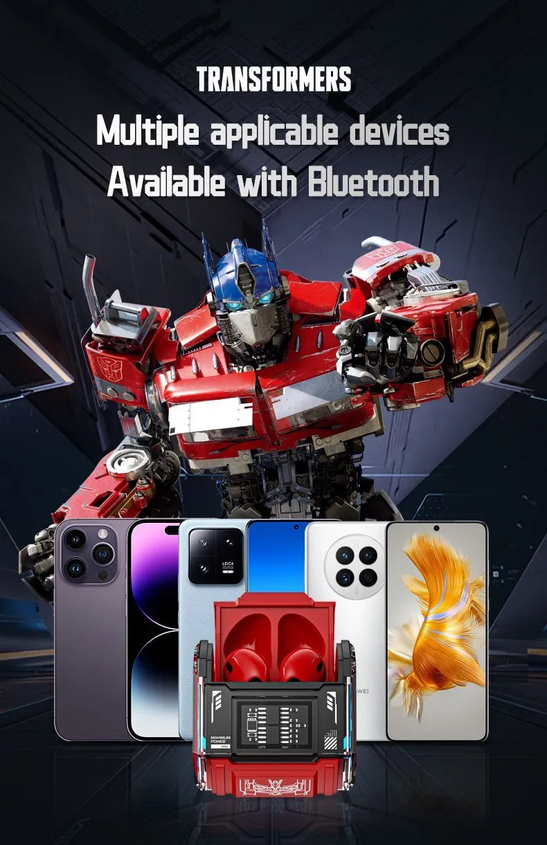 Choice TRANSFORMERS MG-C03 TWS Bluetooth 5.3 Gaming Earphones | Low Latency HD Call Endurance Headphones