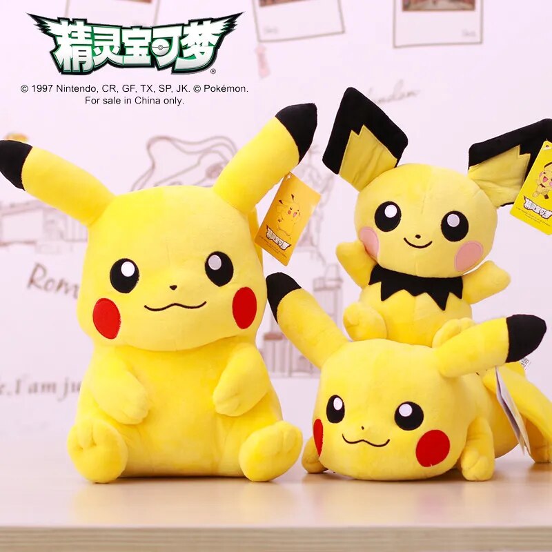 Authentic POKEMON Plush Toy Collection - Gengar, Pikachu, Charizard, and More! Genuine Soft and Adorable Plush Dolls