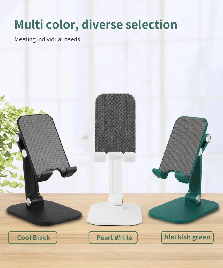Foldable Desk Phone Holder: iPhone/Tablet Stand