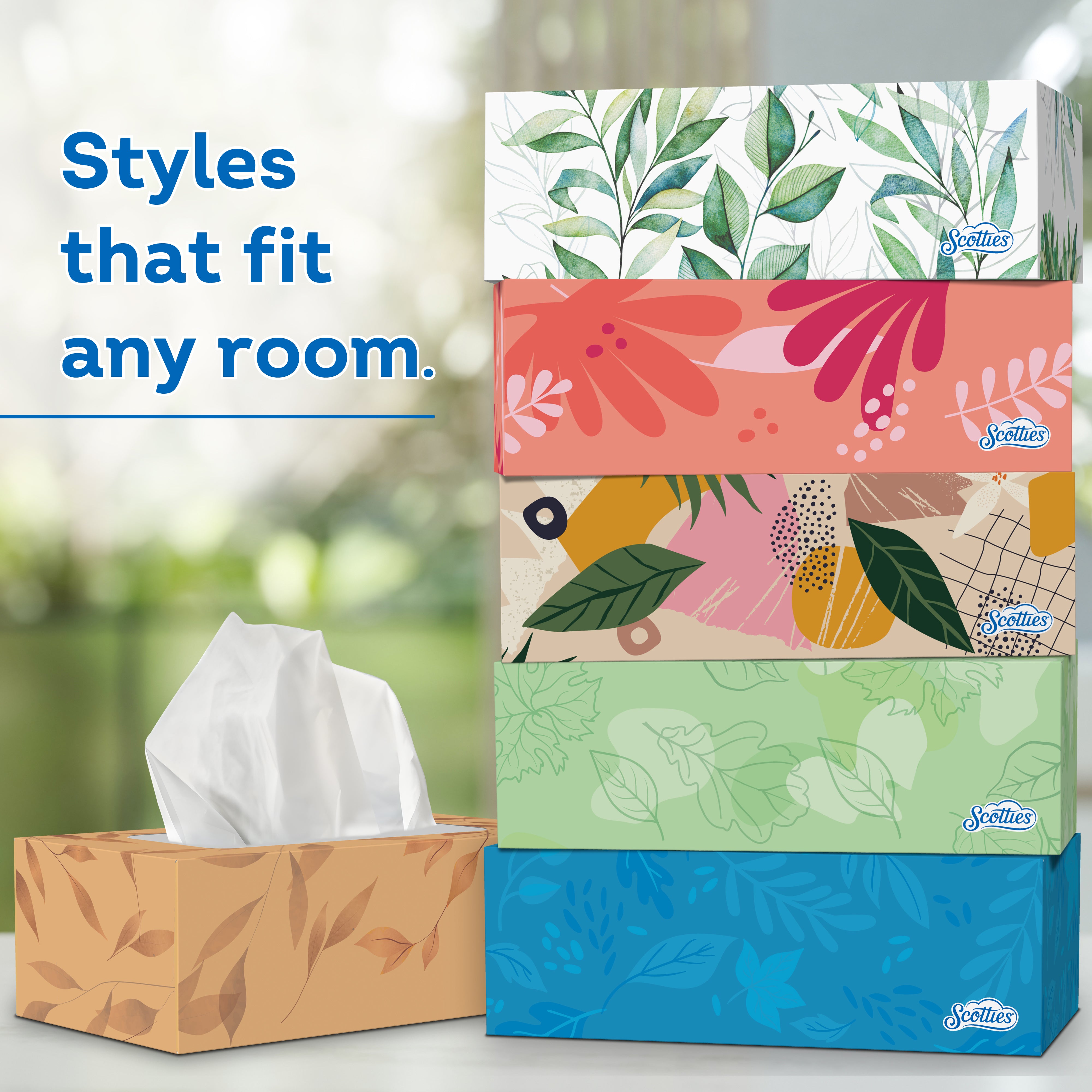 Scotties Comfort 2-Ply Facial Tissue