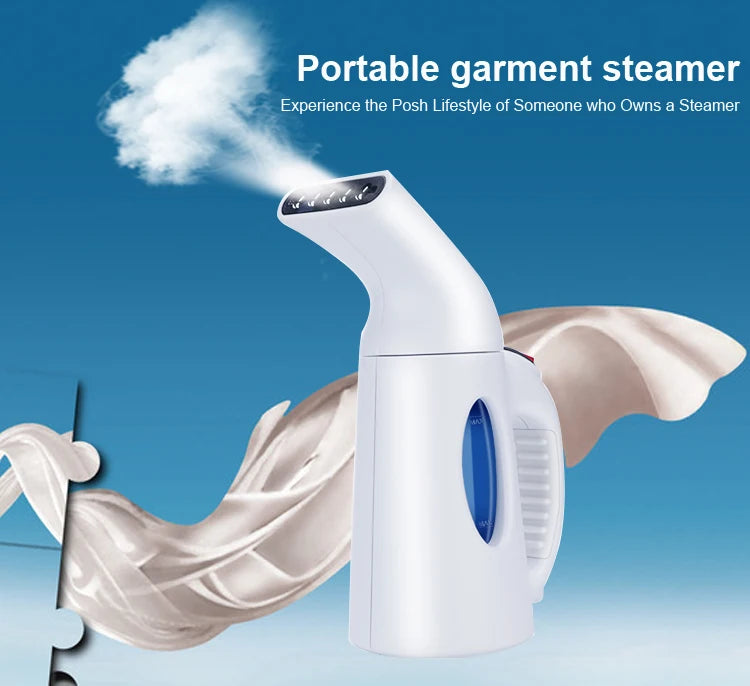 Portable 7-in-1 Garment Steamer: Handheld, Fast-Heat Ironing