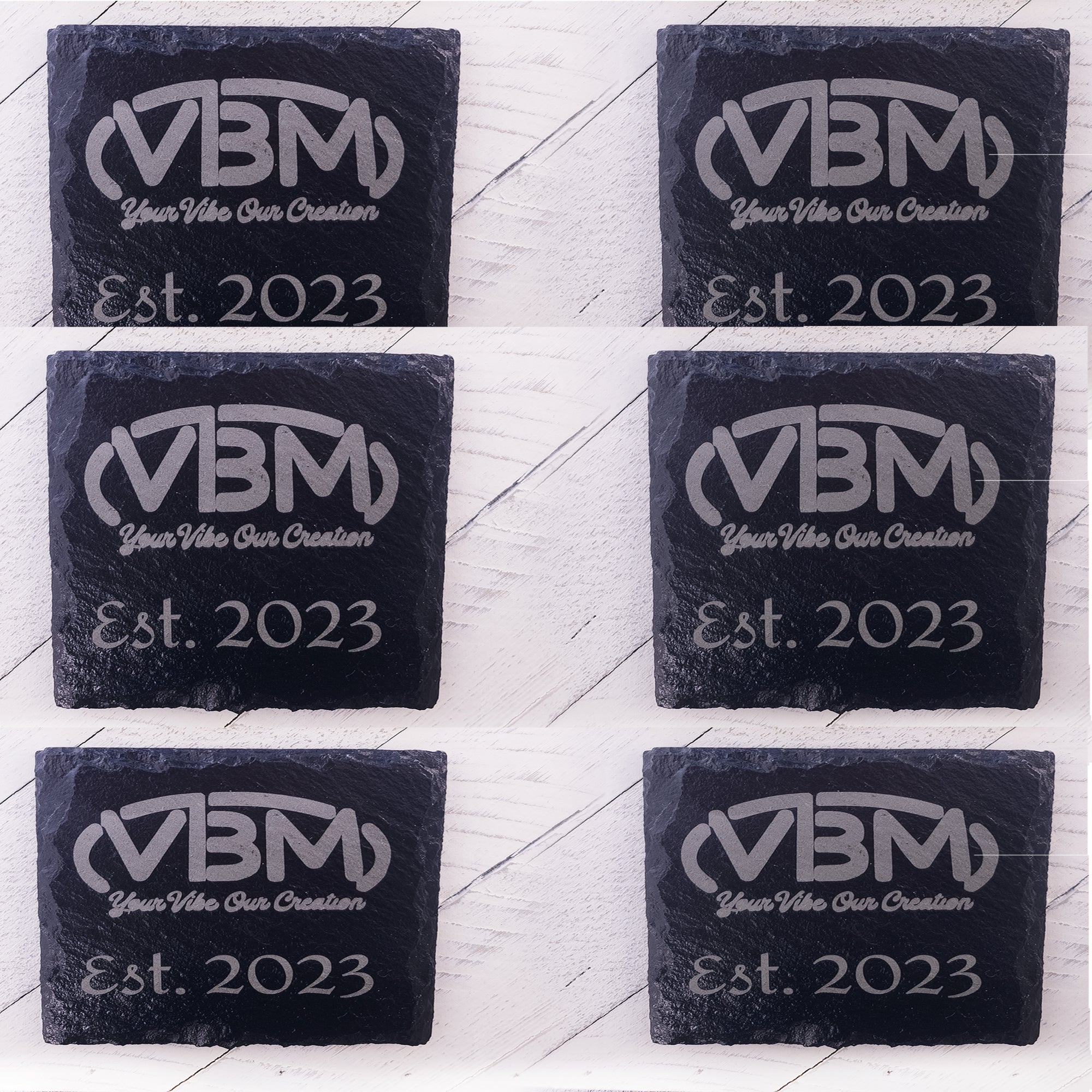 Custom Slate Coasters | Engraved Coasters | Custom Wedding Gift | Personalized Housewarming Gift Set | Monogram Stone Coasters