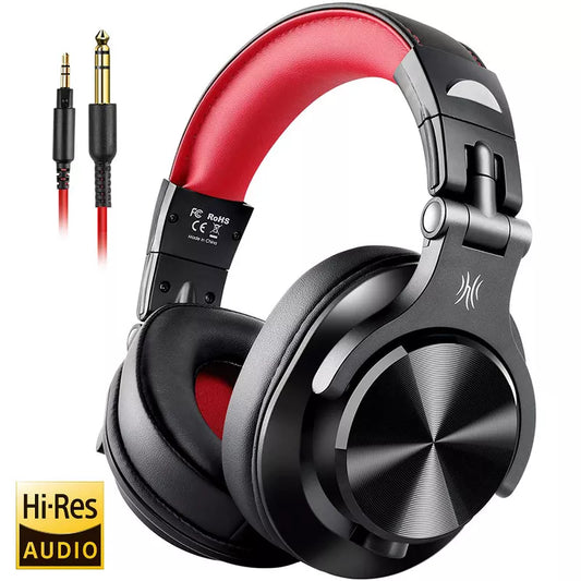 Oneodio Wired Over-Ear Headphones | Mic, Studio DJ, Professional Monitor, Gaming Headset