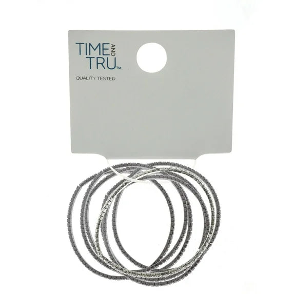 Time and Tru Women’s Stone Stretch Bracelet Set