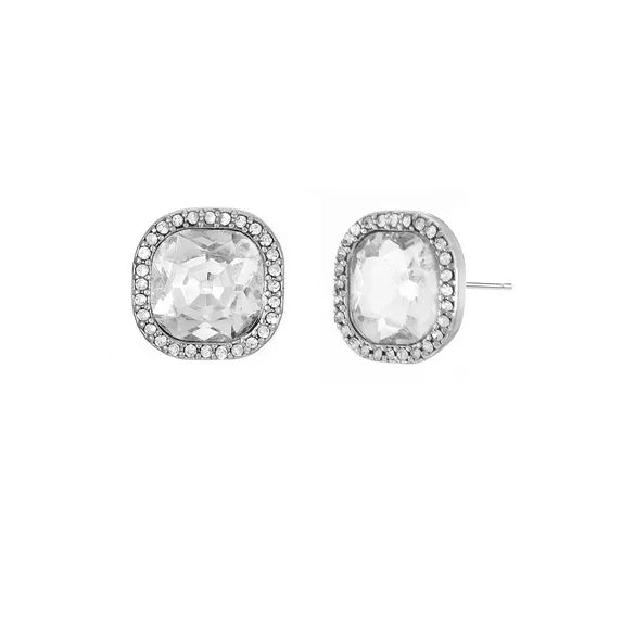 Time and Tru Women’s Crystal Stud Earrings
