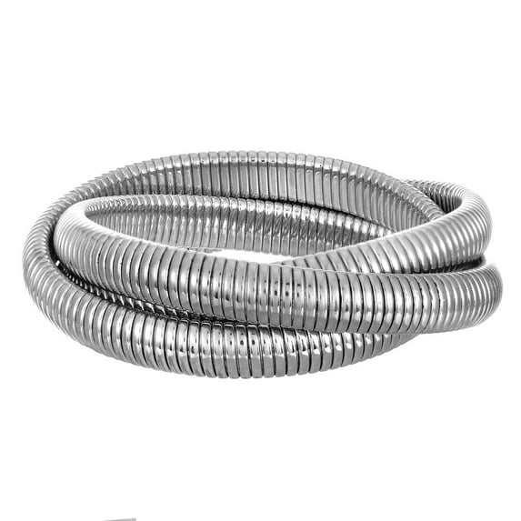 Time and Tru Women’s Silver-Tone Layered Bangle Bracelet