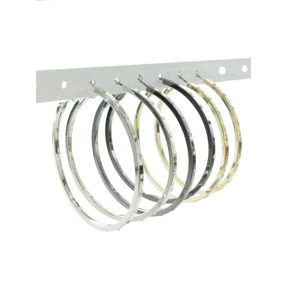 3-Piece Crystal Hoop Earring Set – Time and Tru Women’s Jewelry