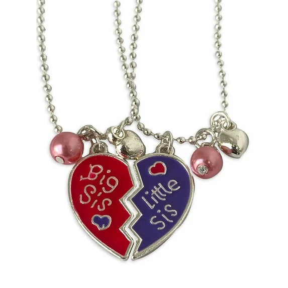 Wonder Nation Big Sis & Little Sis Necklace Set