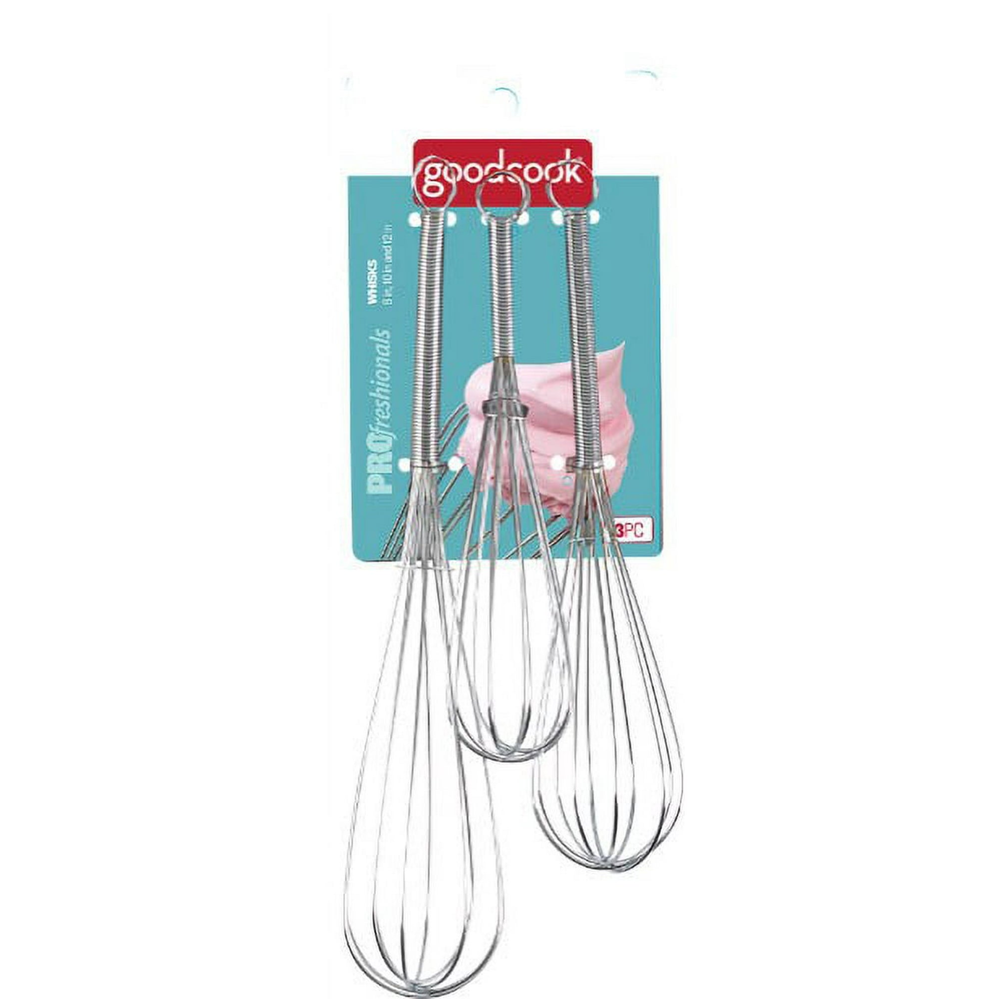 GoodCook PROfreshionals 3-Piece Balloon Whisk Set