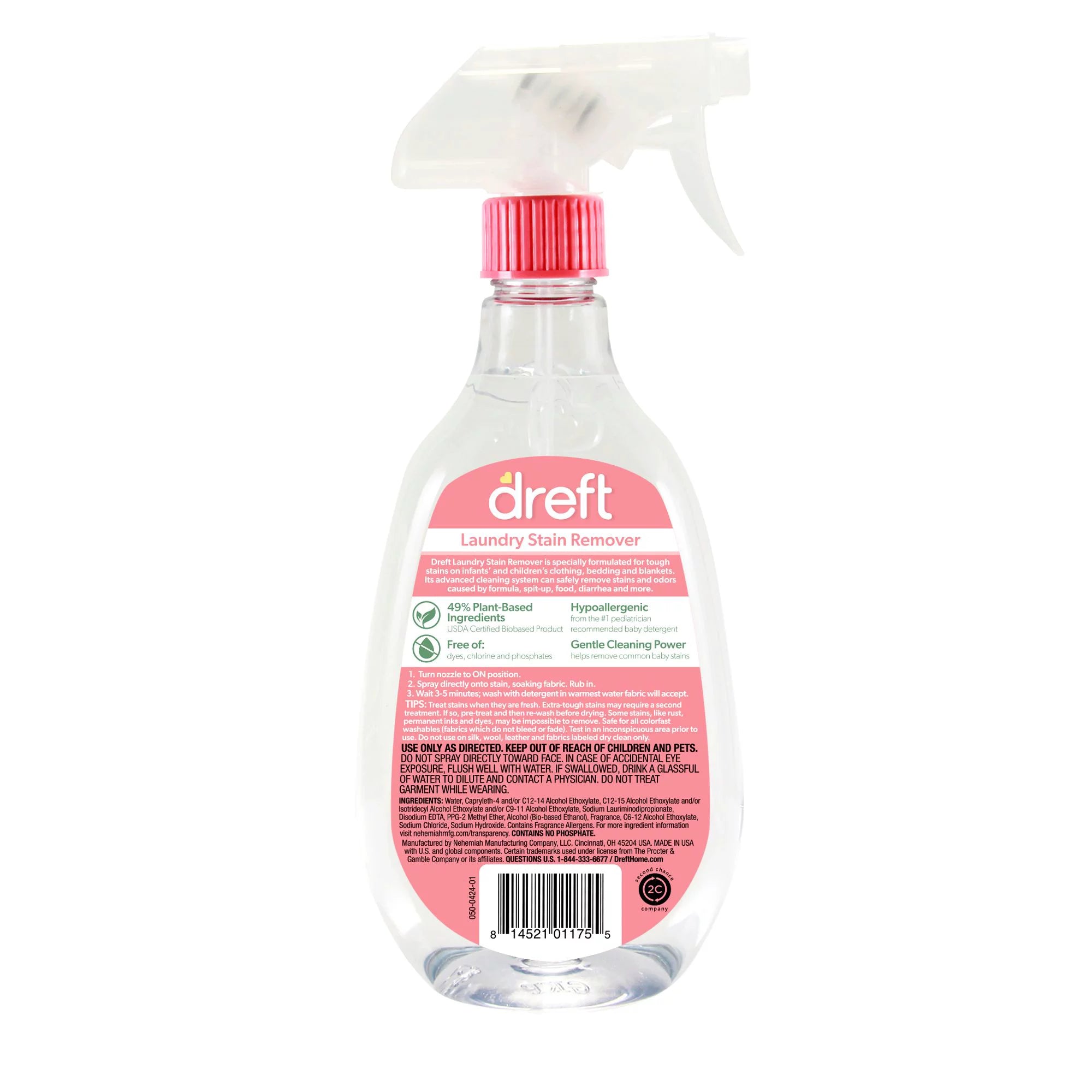 Dreft Plant Based Baby Spray and Stain Remover