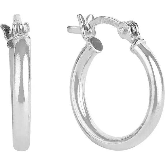 Brilliance Fine Jewelry 15MM Click-Top Hoop Earrings