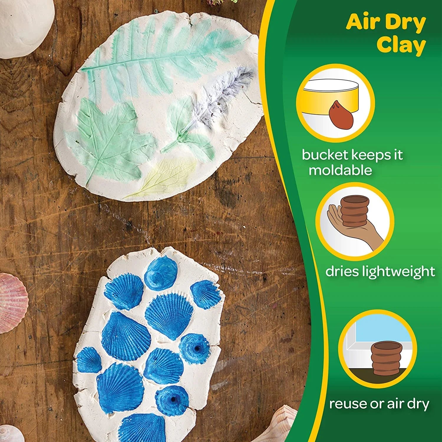 Crayola Air-Dry Clay White