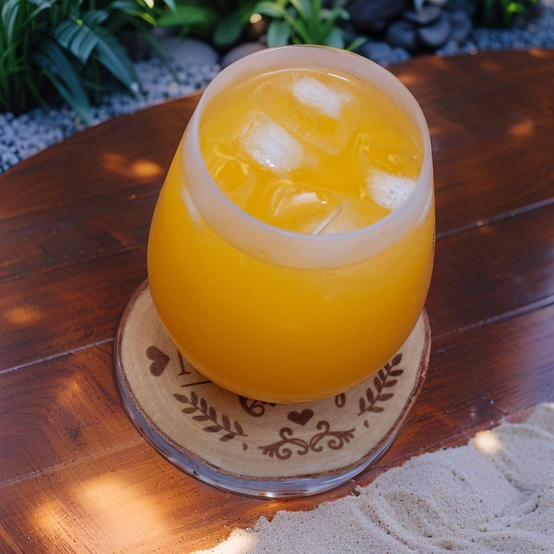 Custom Laser Engraved Family Name Coaster Set – Perfect for Couples, Weddings, Anniversaries, or Holiday Gifting