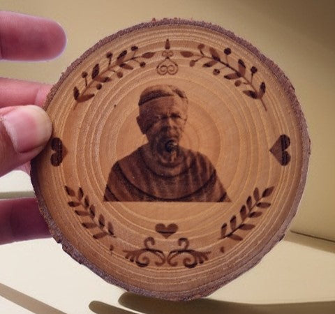 Custom Laser Engraved Name Coaster Set – Perfect for Couples, Weddings, Anniversaries, or Holiday Gifting