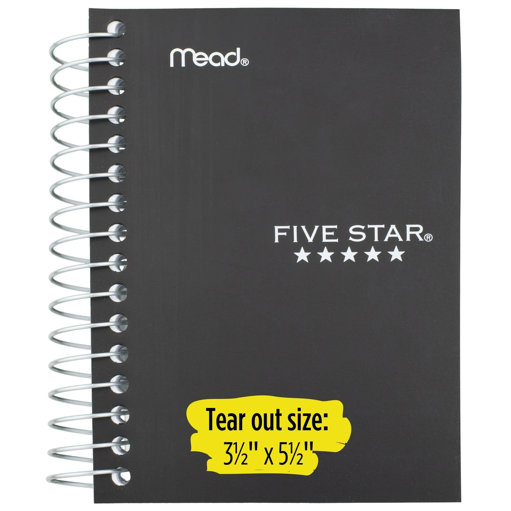 Five Star Fat Lil' Wirebound Notebook Black
