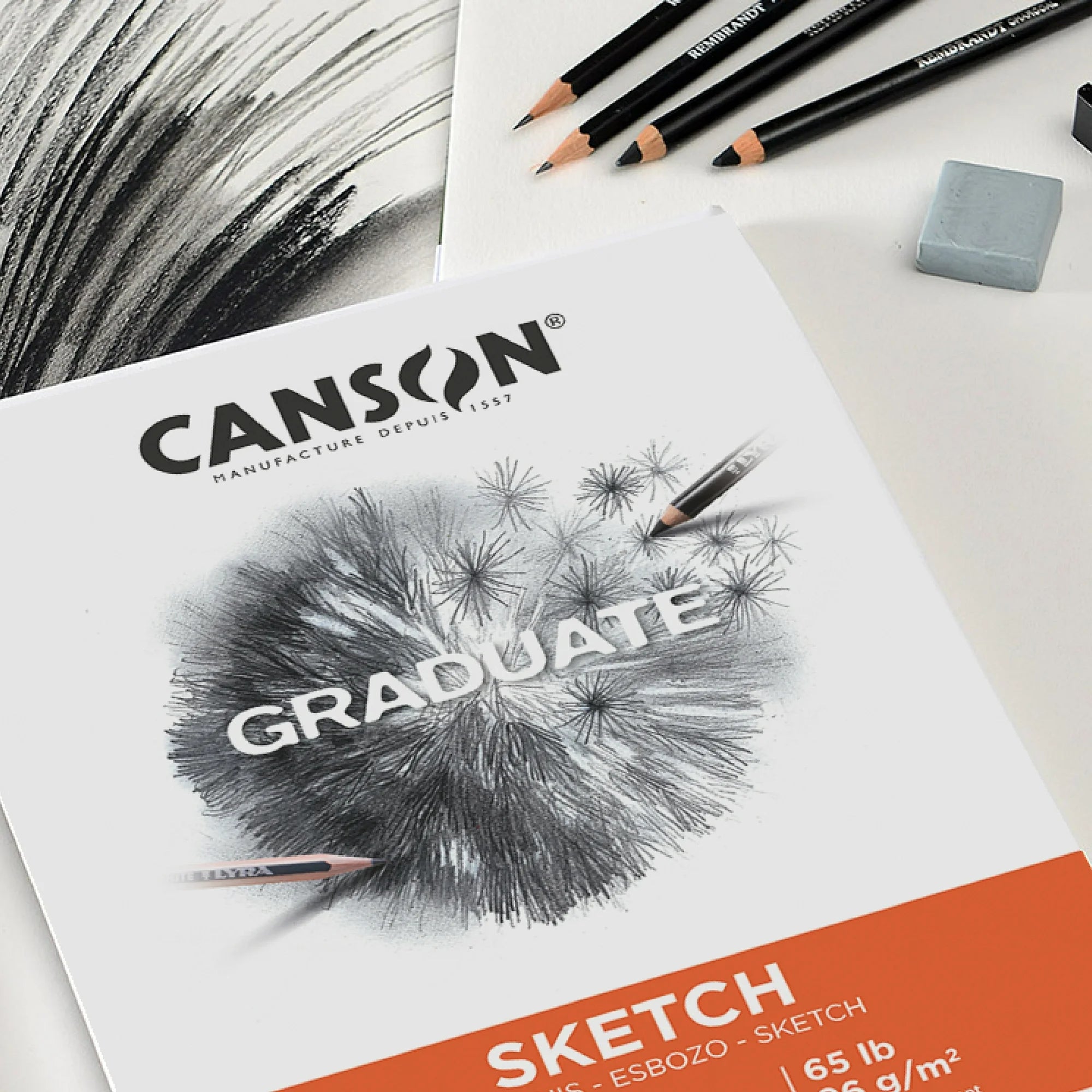 Canson Graduate 9x12 Sketch Pad ,40 Sheets