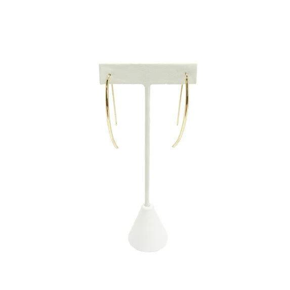 Time and Tru Women’s Gold Tone Oblong Threader Earrings