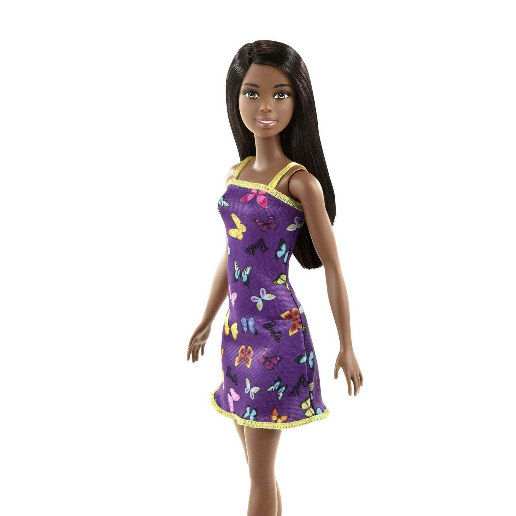 Barbie Fashion Doll Colorful Butterfly Dress & Heels