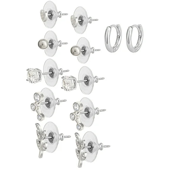 Believe by Brilliance Women's 0.12 Ct. T.W. Stud Earrings -(5.74 in)