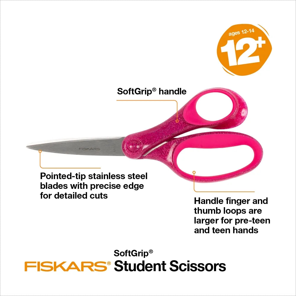 Fiskars 7" Glitter Scissors