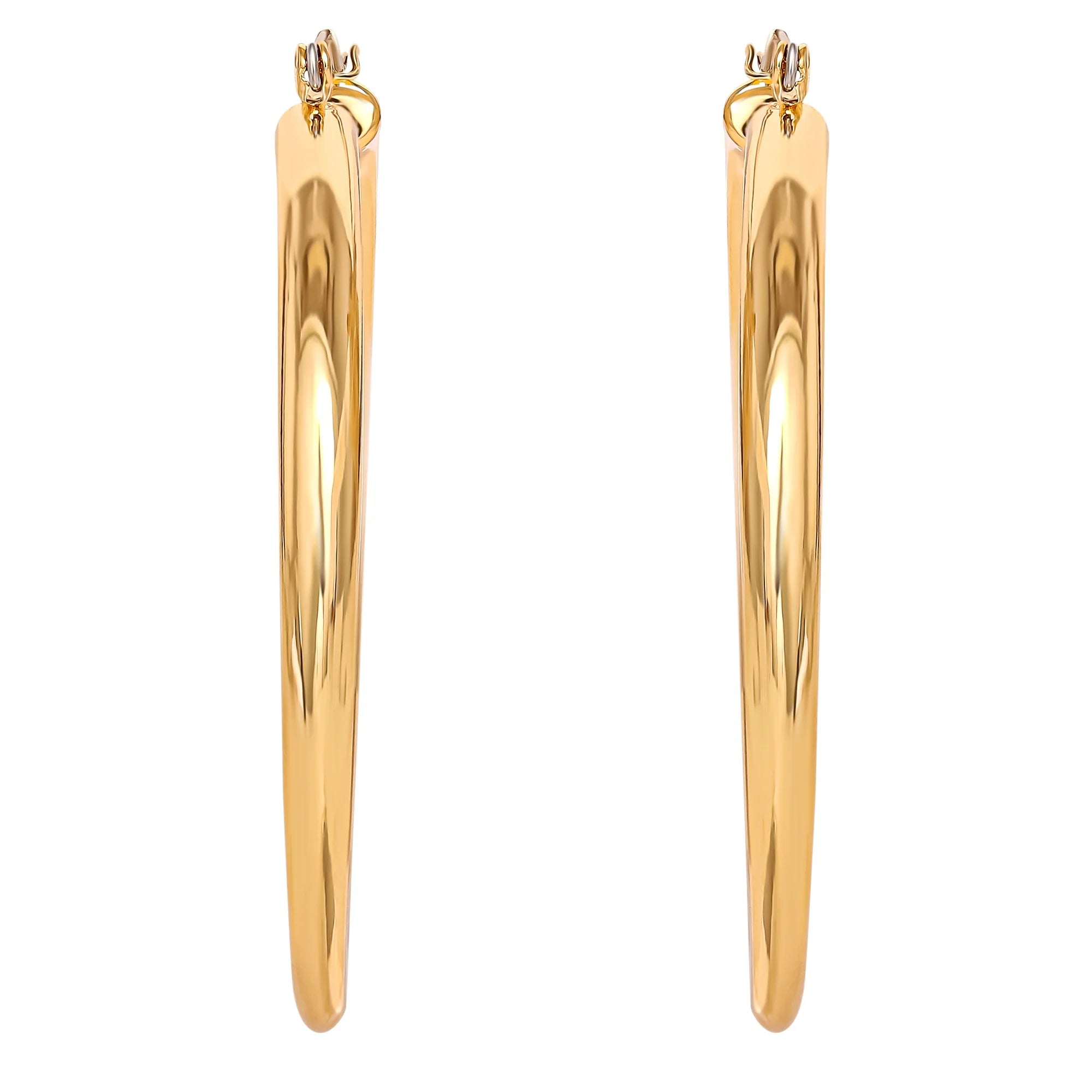 Jessica Simpson Women's Polished Hoop Earrings