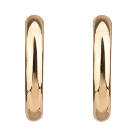Time and Tru Women’s Gold Tone Hoop Earrings