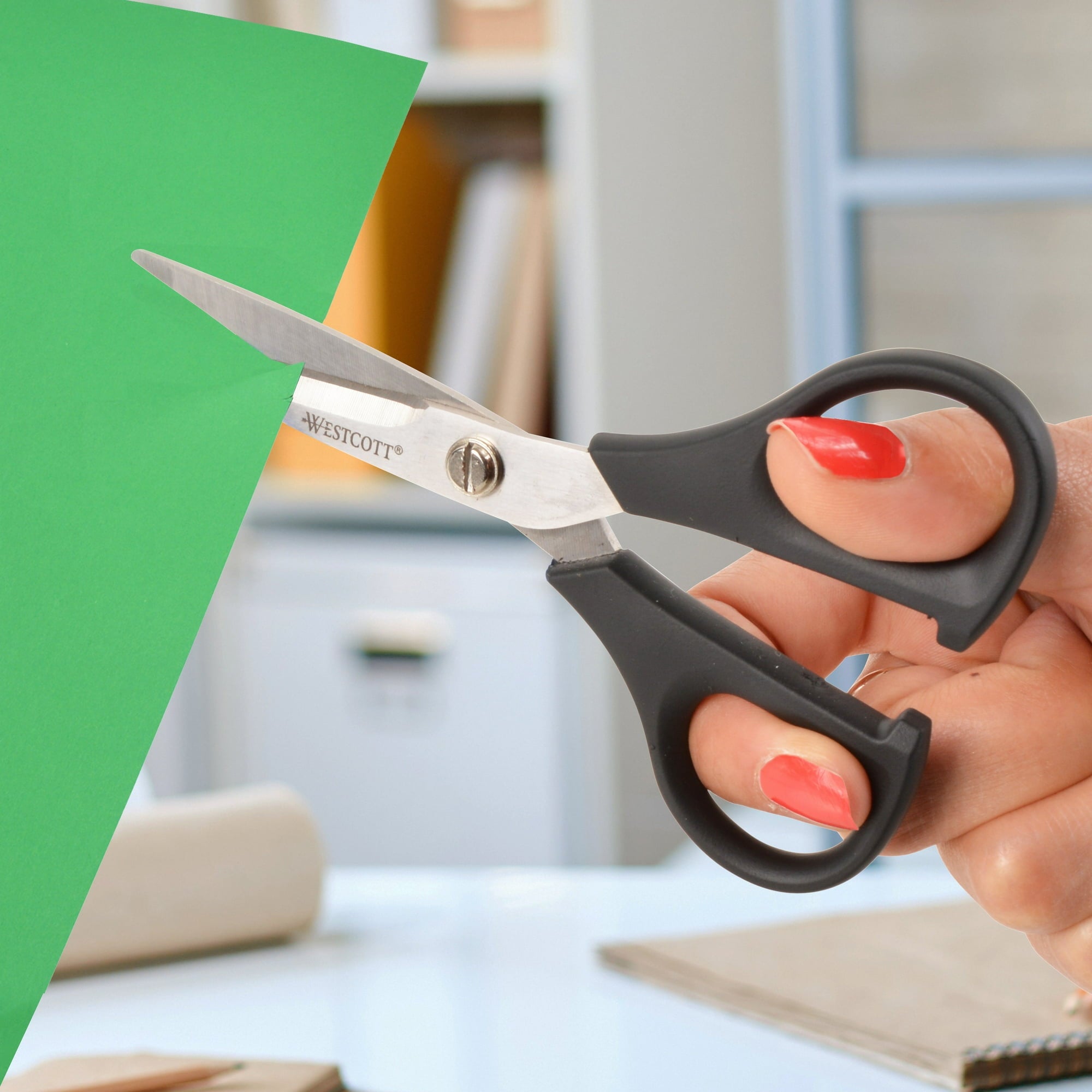 Westcott All-Purpose Scissors: 5" Stainless Steel, Black