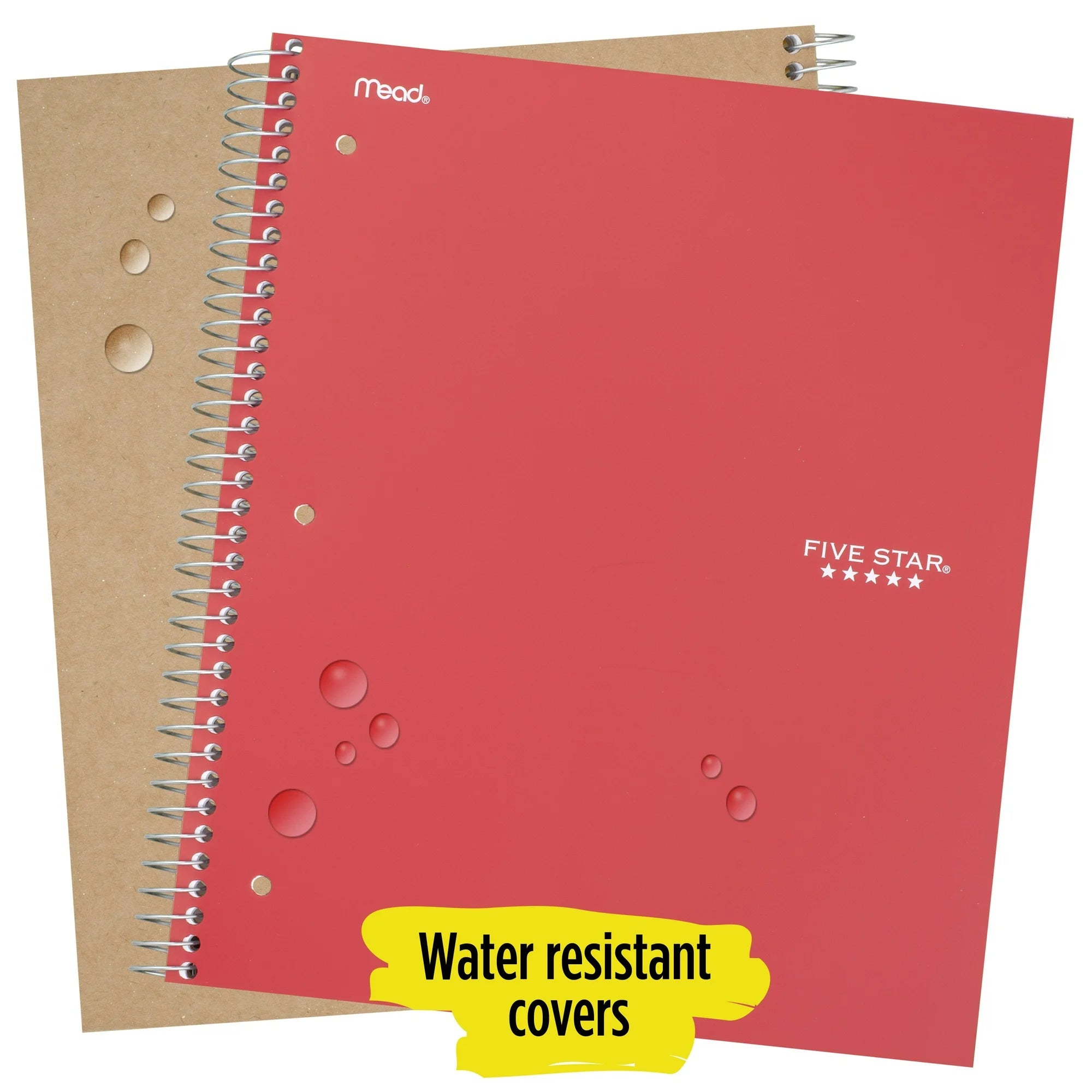 Five Star Fire Red Notebook