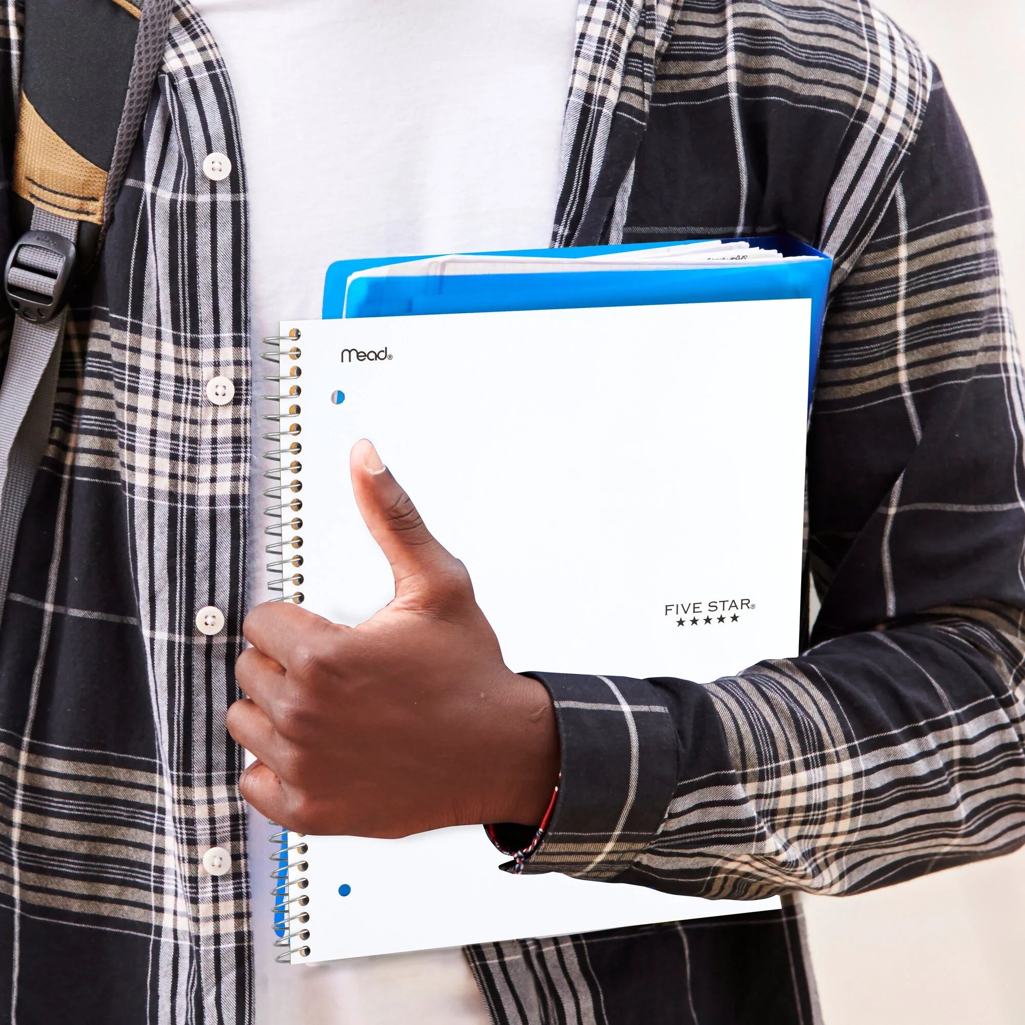 Five Star Wirebound Notebook,White