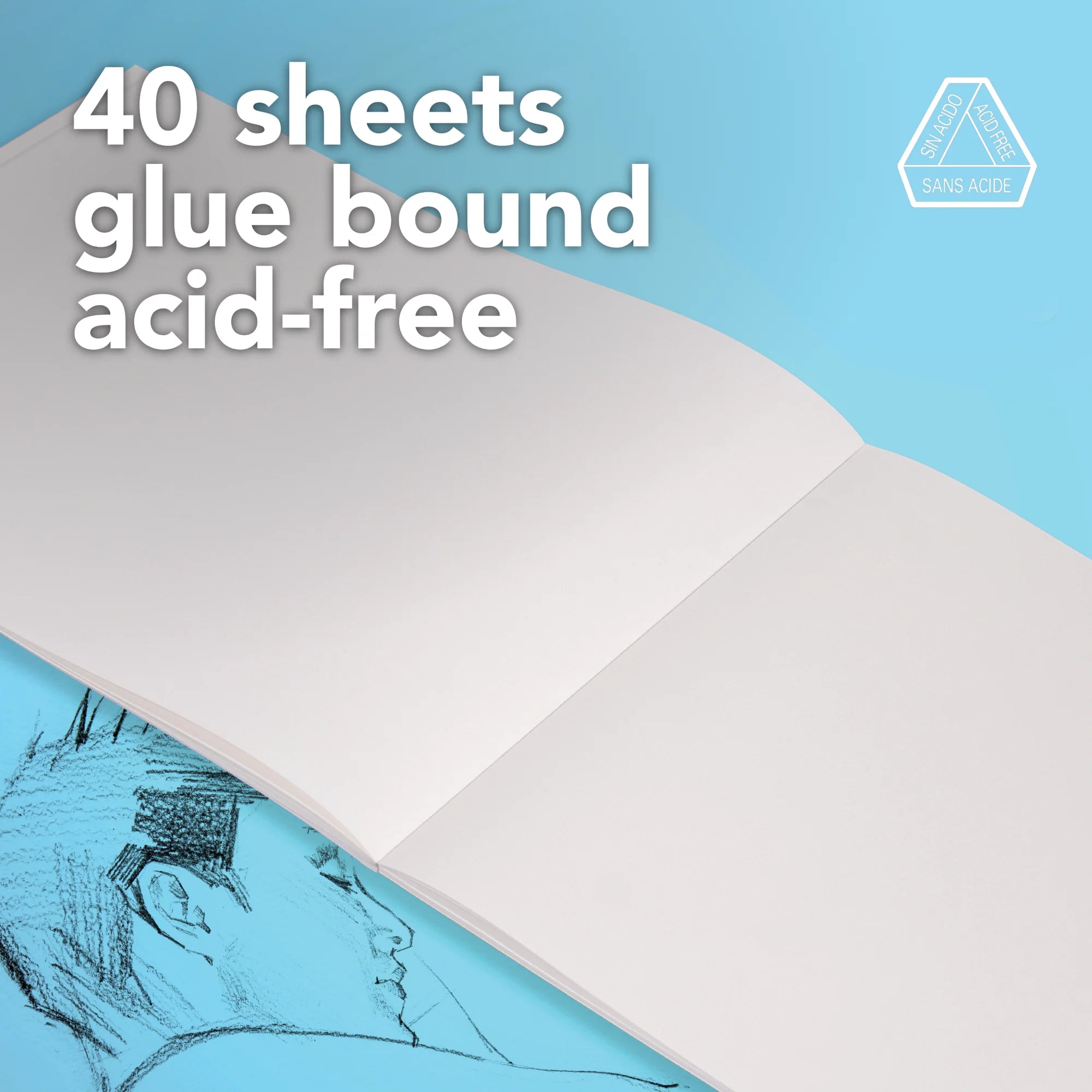 Canson Graduate 9x12 Sketch Pad ,40 Sheets