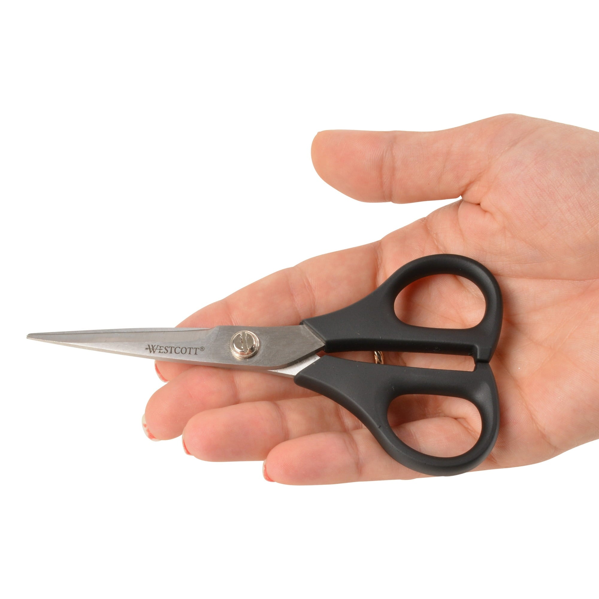 Westcott All-Purpose Scissors: 5" Stainless Steel, Black