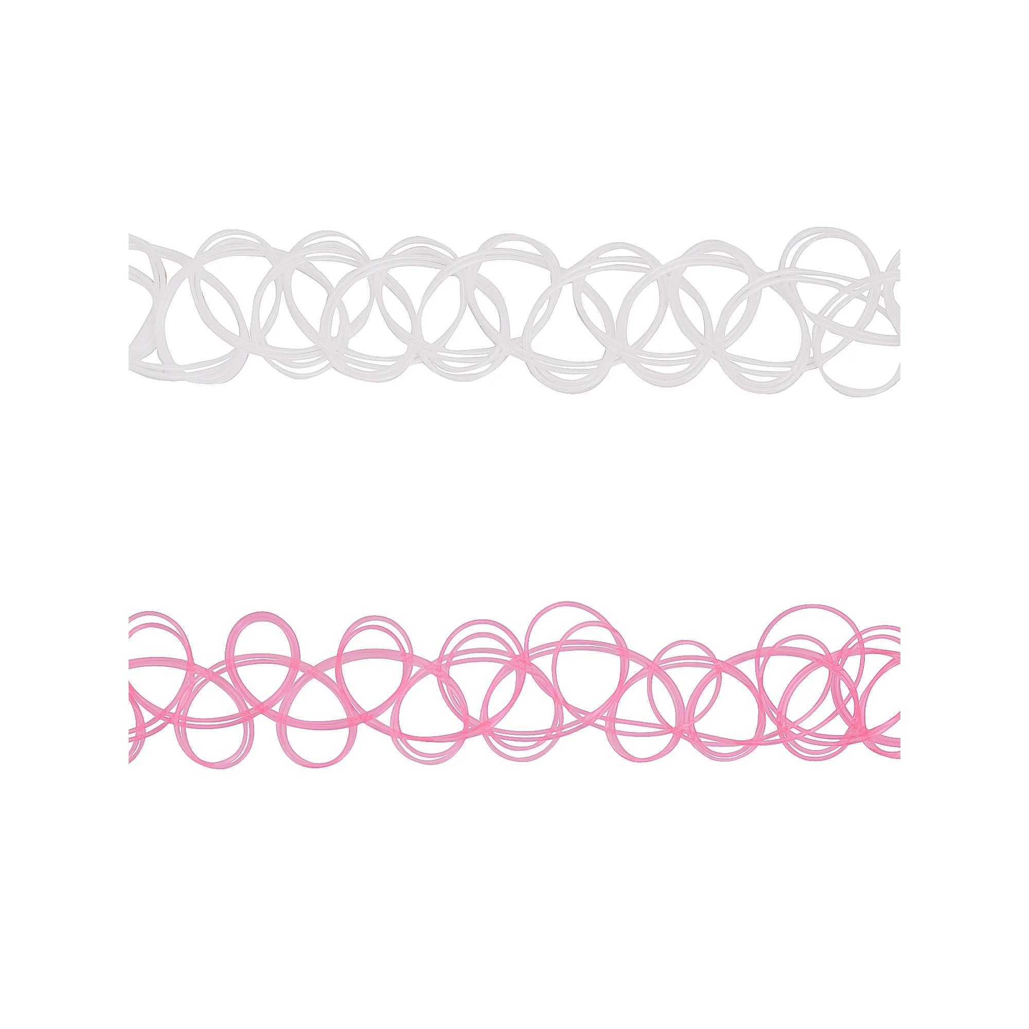 Wonder Nation Girls’ 5-Piece Stretch Choker Necklace Set