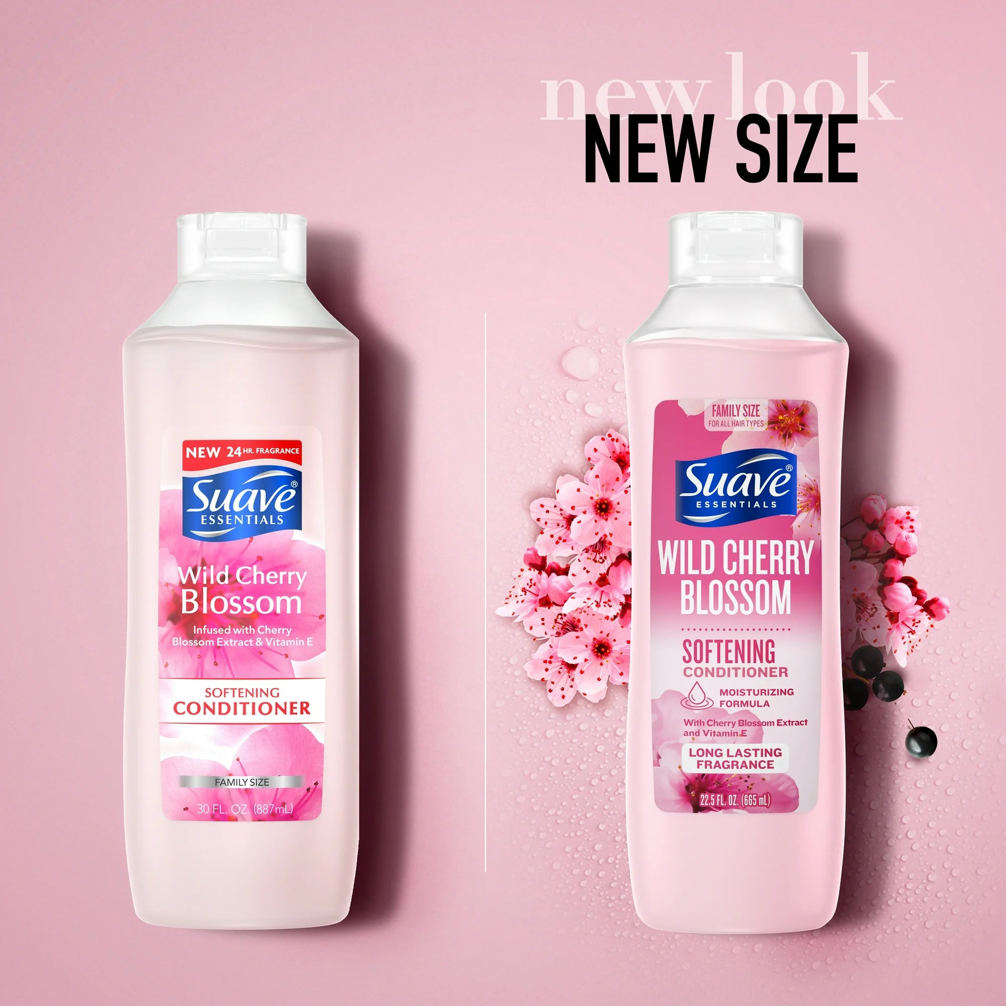 Suave Wild Cherry Blossom Conditioner, 22.5 fl oz