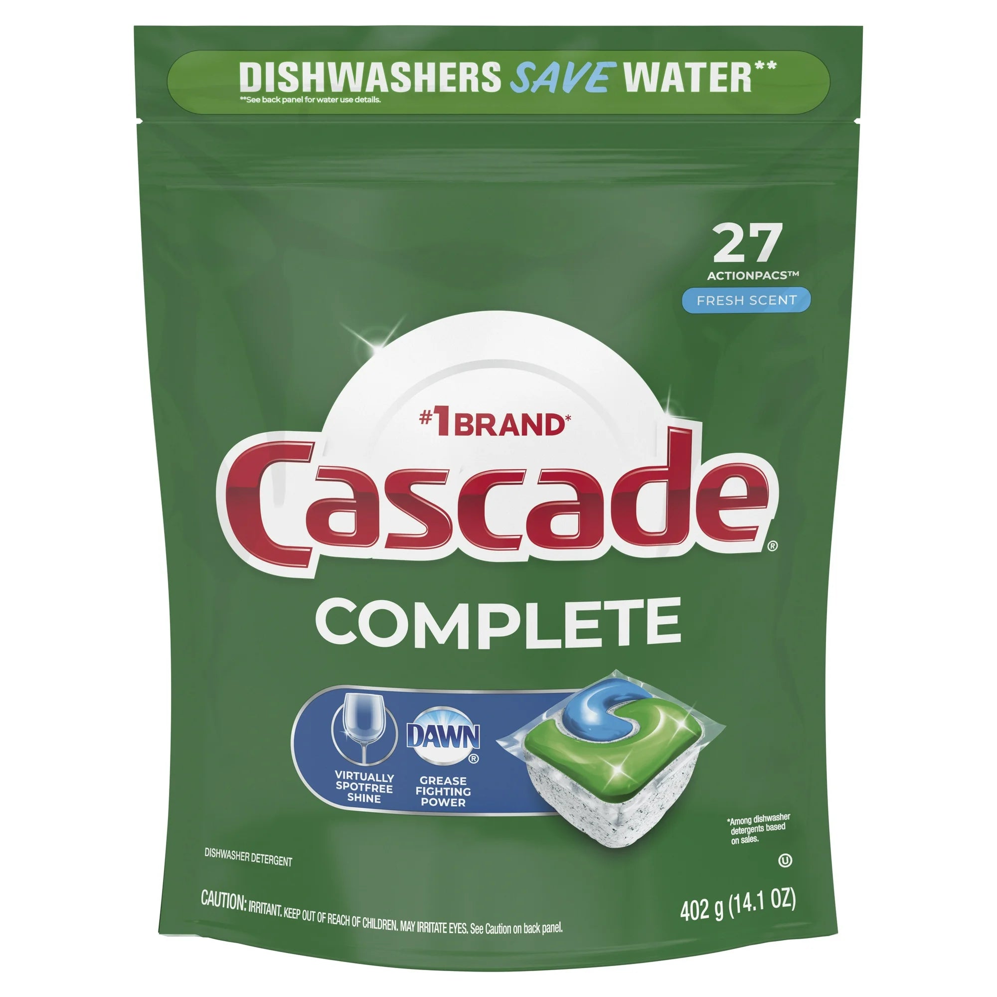Cascade Dishwasher Detergent, Fresh Scent