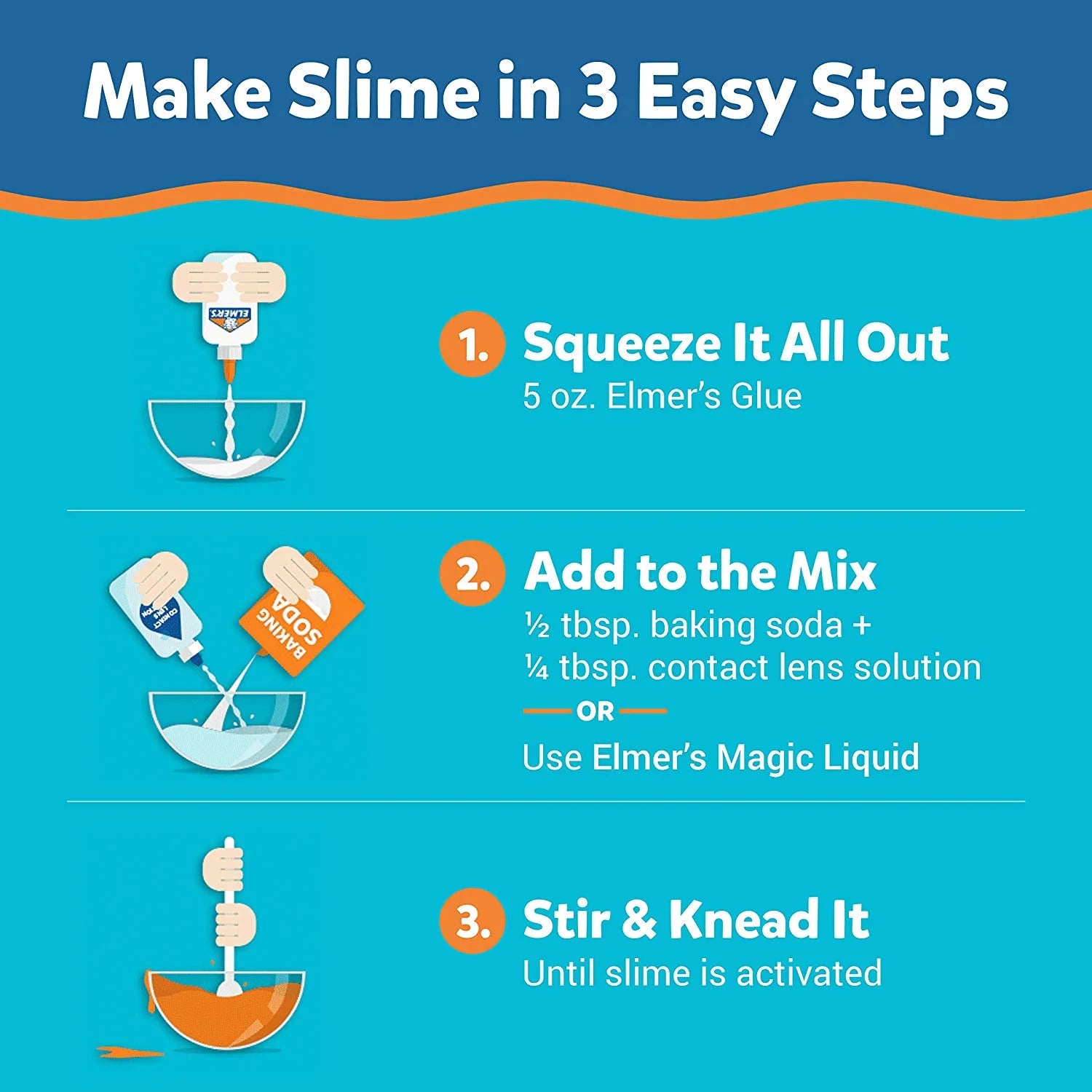 Elmer's Blue Glitter Glue ,6oz