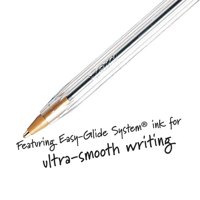 BIC Cristal Red Ballpoint Pens, Pack of 10