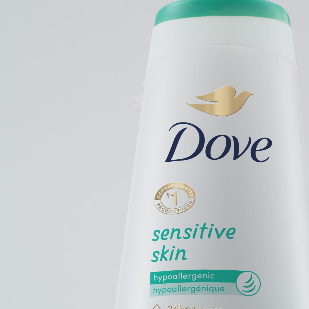 Dove Sensitive Hypoallergenic Body Wash, 11 fl oz