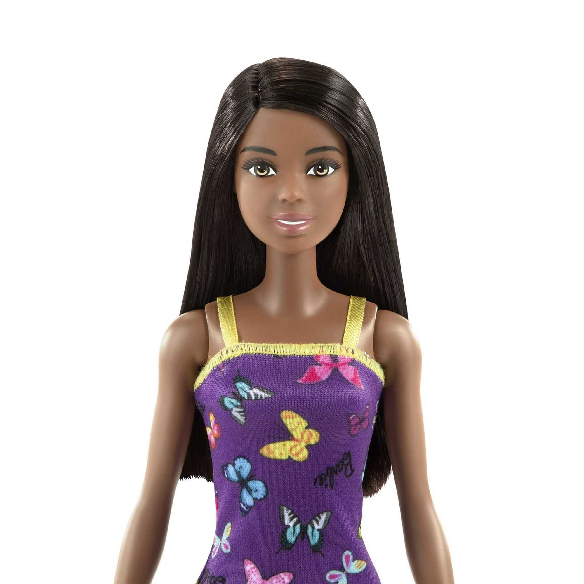 Barbie Fashion Doll Colorful Butterfly Dress & Heels