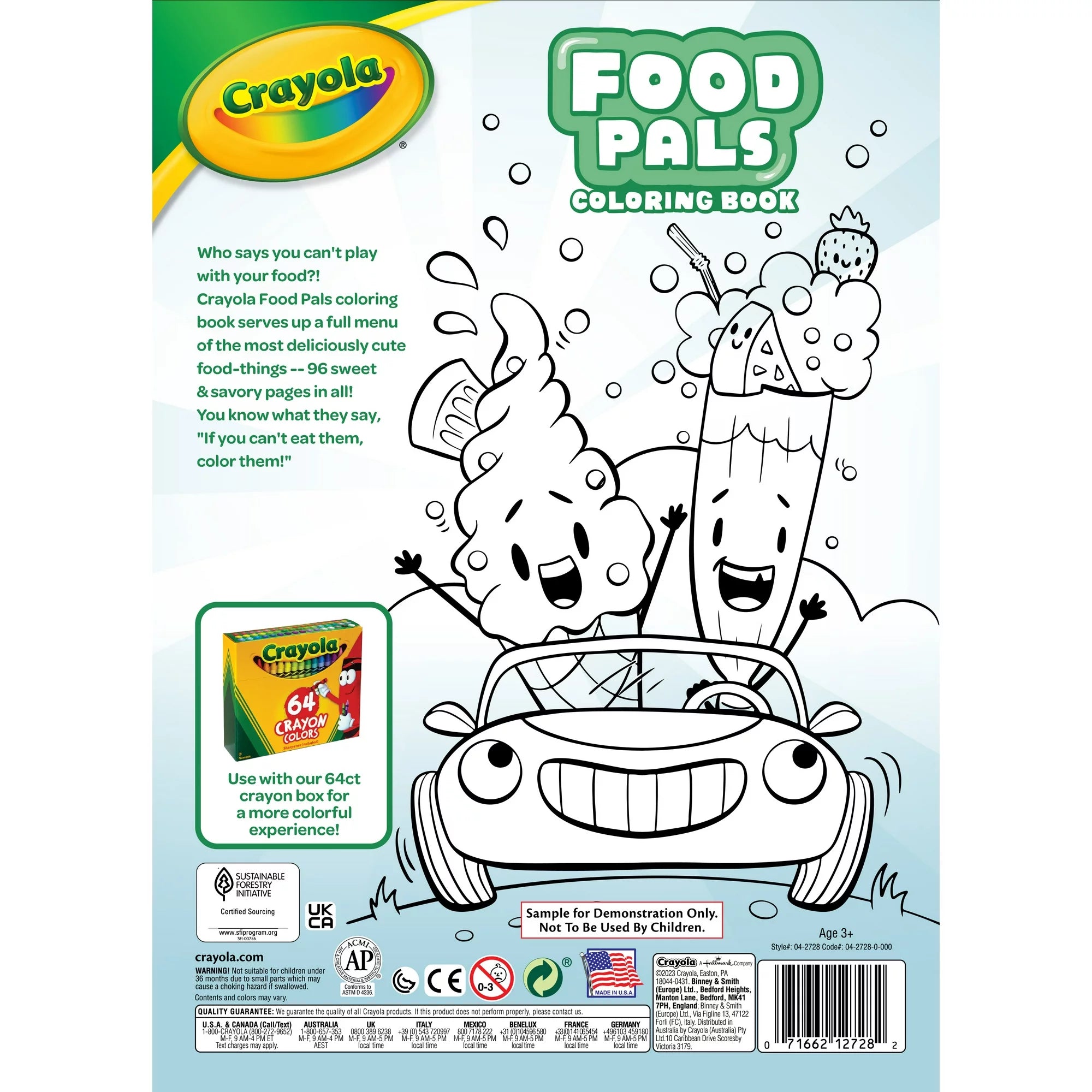 Crayola Food Pals Coloring Book