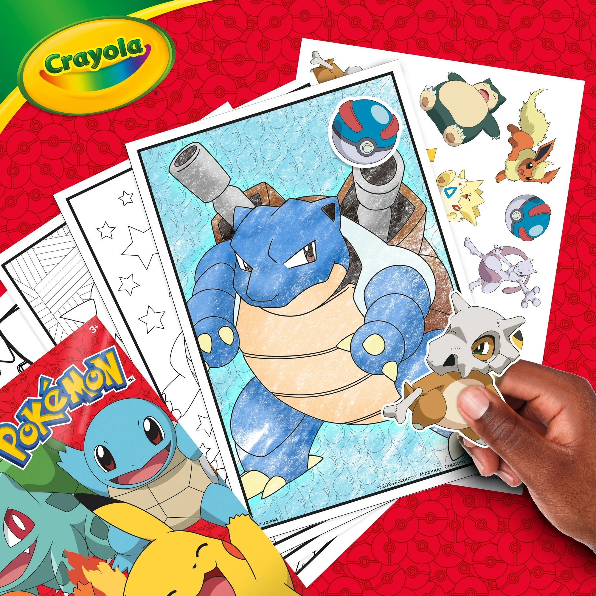 Crayola Pokémon Coloring Book with Stickers