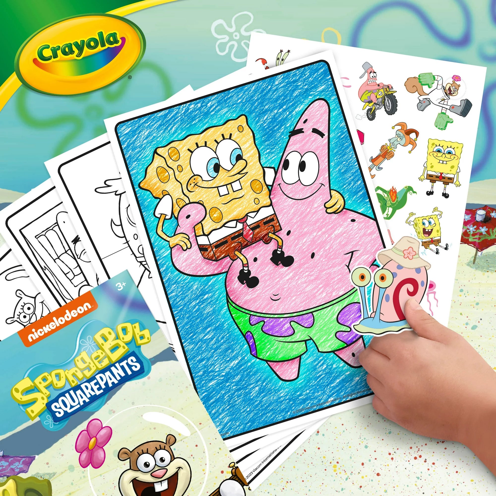 Crayola SpongeBob Coloring Book with Stickers