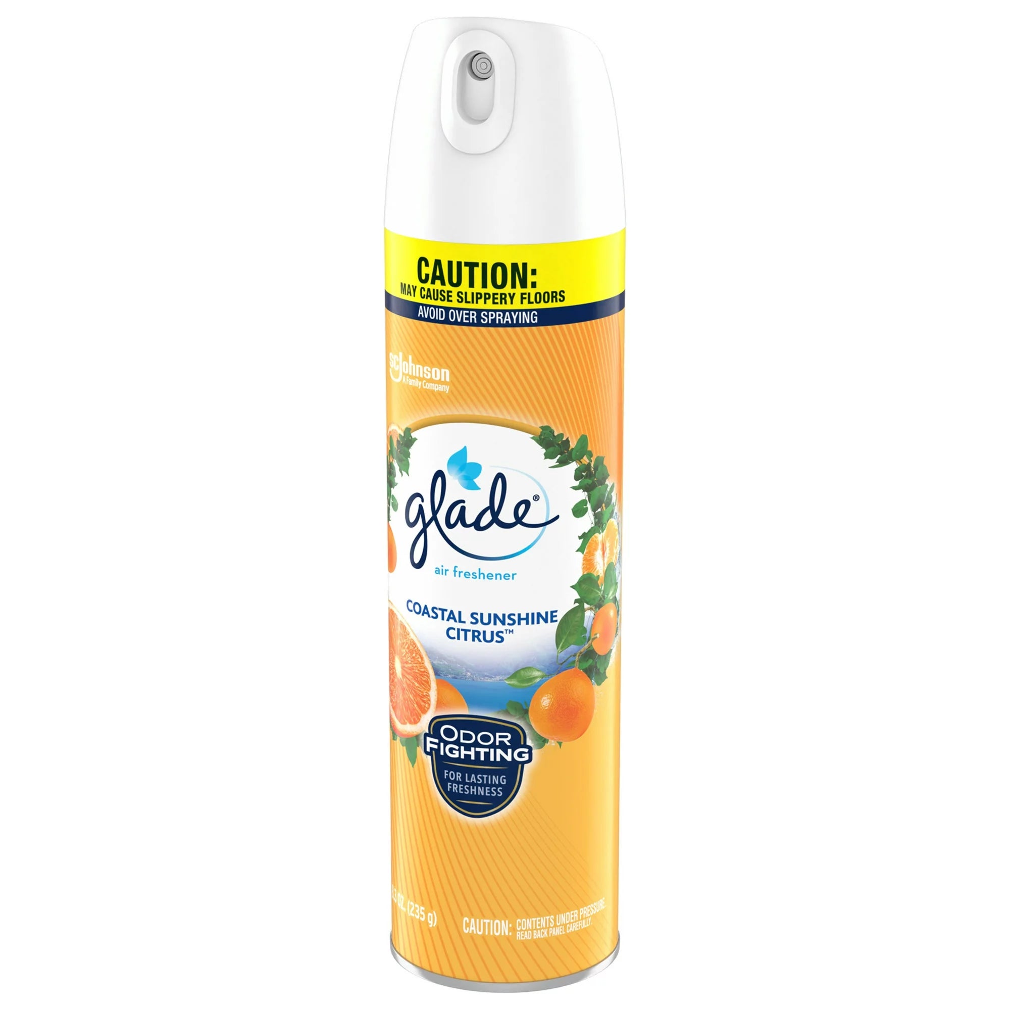 Glade Air Freshener Spray, Coastal Sunshine Citrus Scent, Fragrance Infused with Essential Oils, 8.3 oz