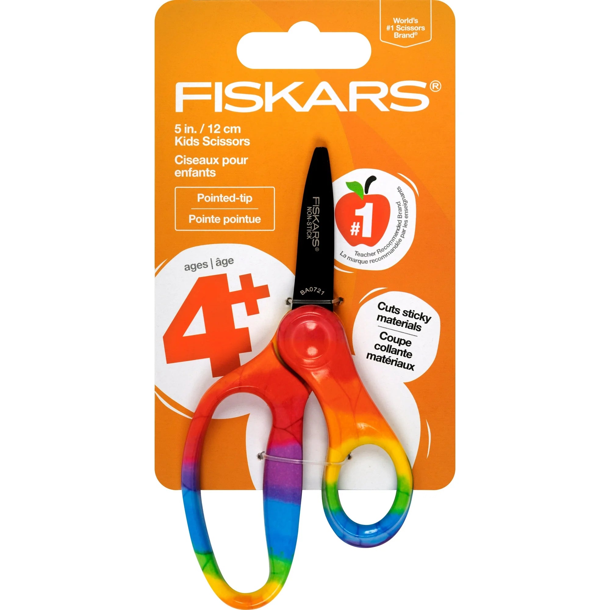 Fiskars 5" Pointed Kids Scissor Ages 4-7