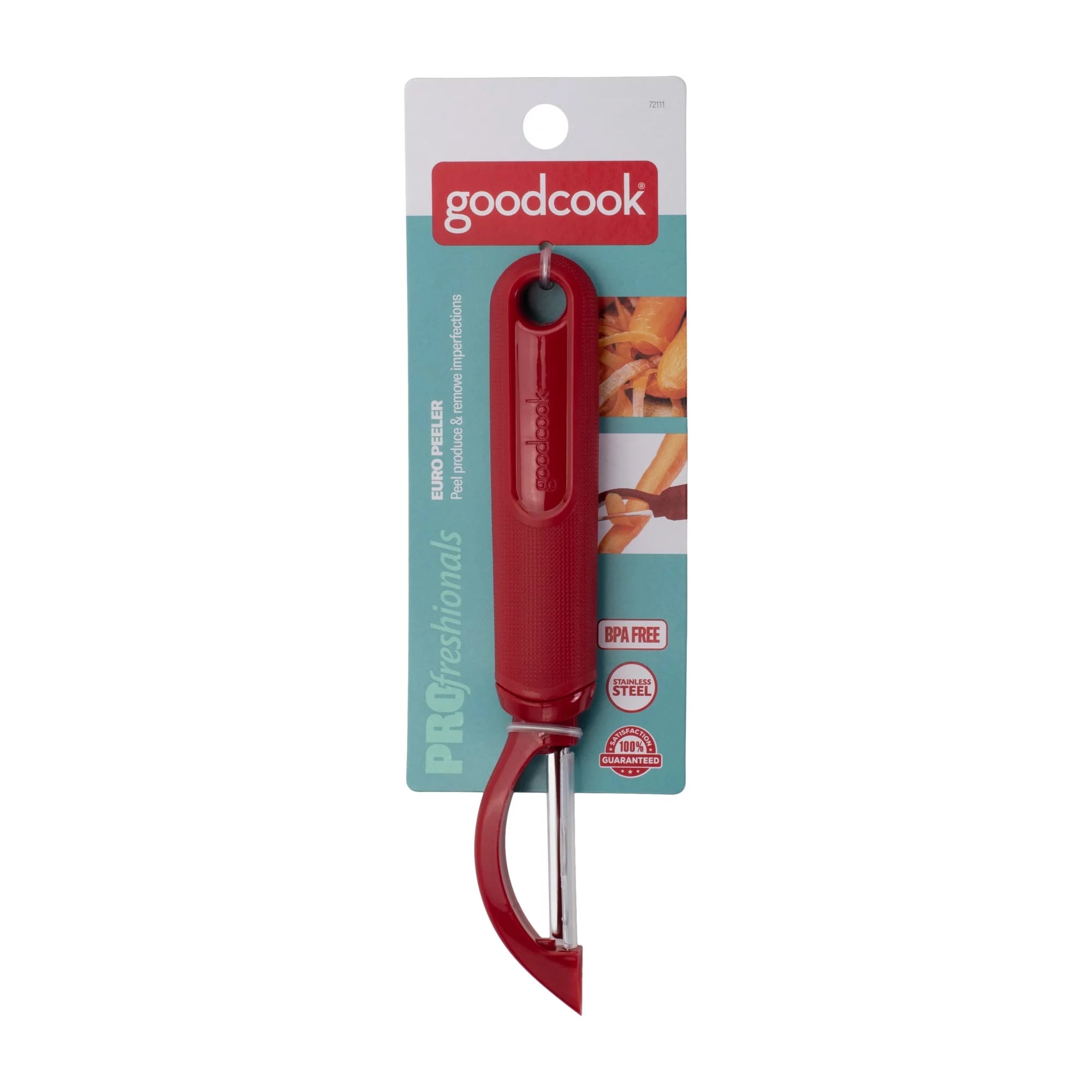 GoodCook PROfreshionals Swivel Peeler ,Red