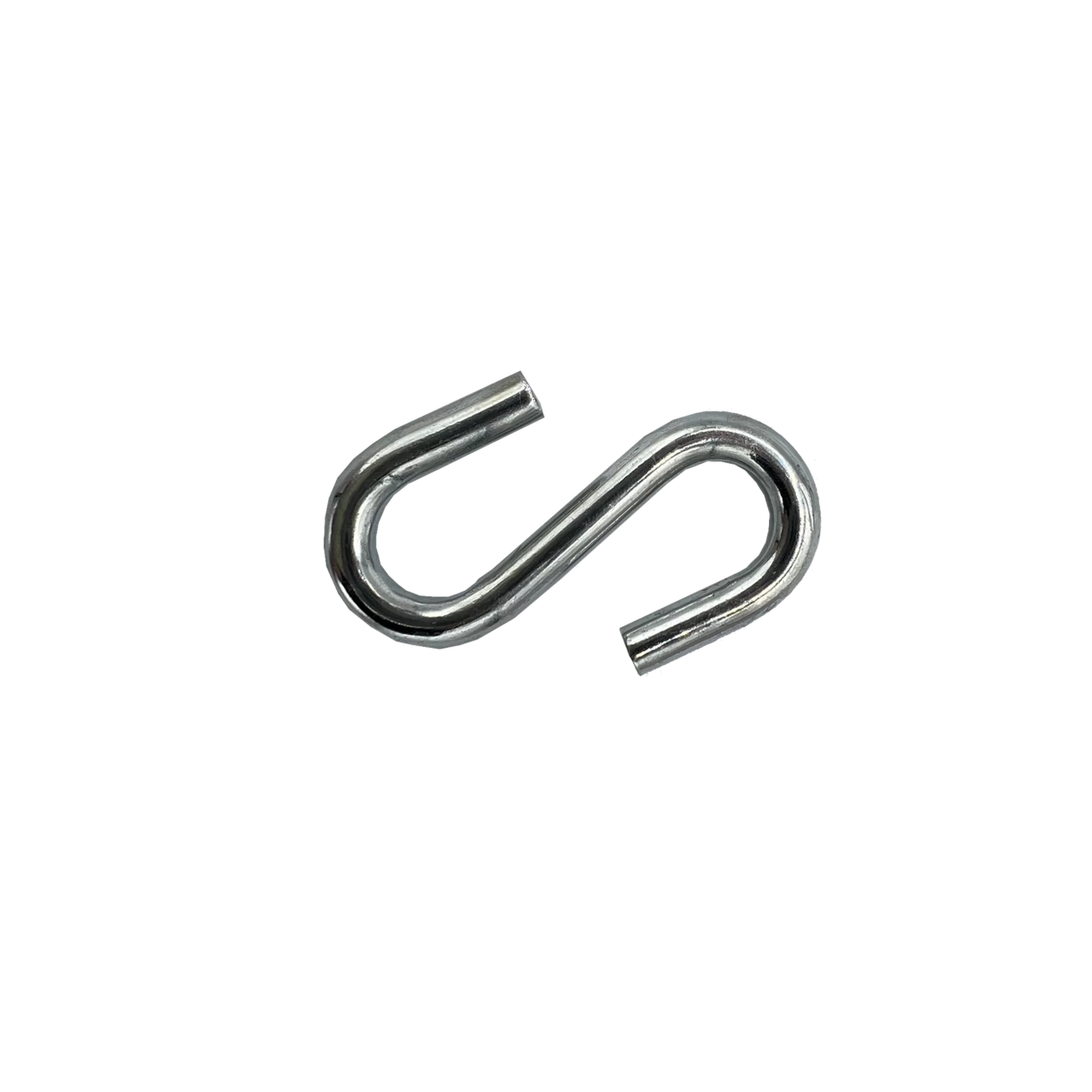 Zinc 1/4" S-Hooks - 2 Pack - Peerless Chain